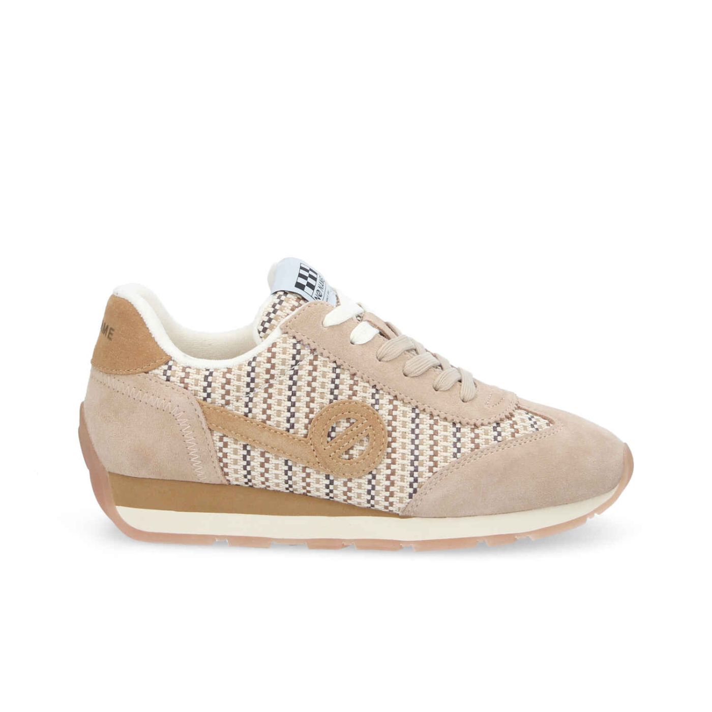 CITY RUN JOGGER W - GRASS/SUEDE - NOISETTE/NUDE